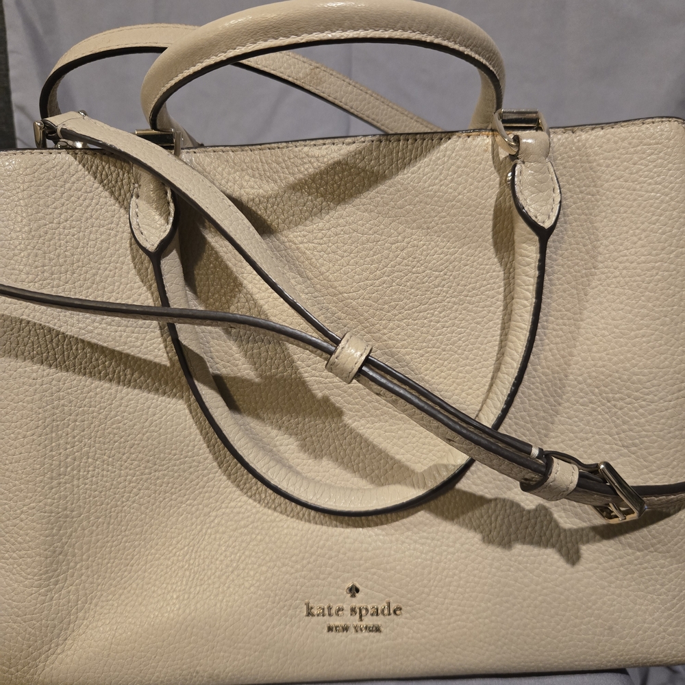Kate Spade Beige Textured Tote